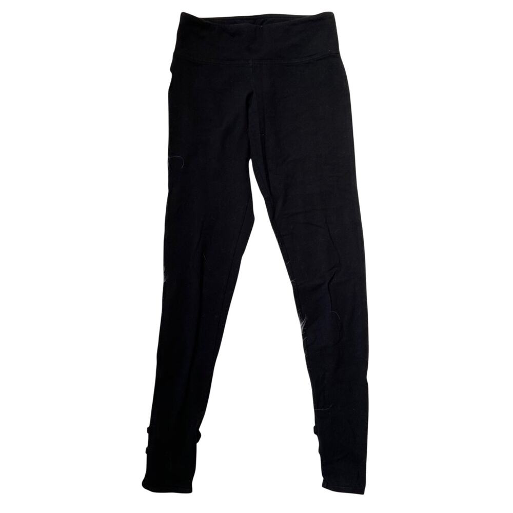 Victoria Sport Black Criss Cross Leggings Women's Size Small